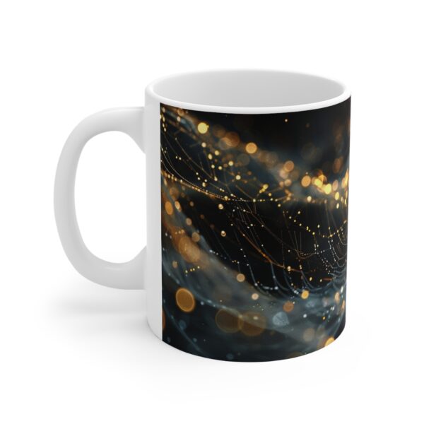 Creepy Crawly Spider Web Mug 11oz White Mug - Image 2