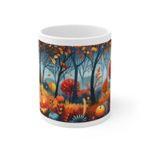 Spooky Season Delight: Halloween Jack-o'-Lantern Mug for Autumn Sips & Treats! Perfect Gift for Fall Enthusiasts! #HalloweenGift #AutumnMug