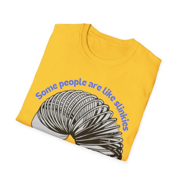 Funny Slinky Quote T-Shirt Some People Are Like Slinkies - Image 8