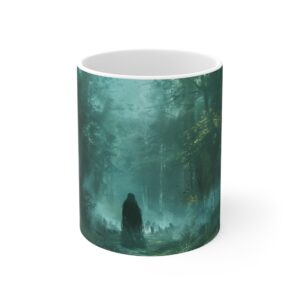 Ghostly Haunted Forest Mug 11oz White Mug