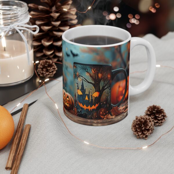 Spooky Season Delight: Halloween Jack-o'-Lantern Mug for Autumn Sips & Treats! Perfect Gift for Fall Enthusiasts! #HalloweenGift #AutumnMug - Image 4