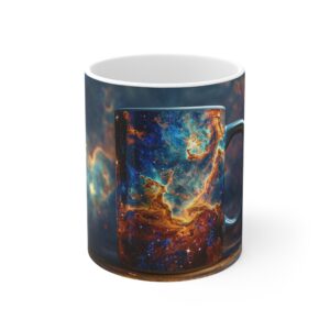 Galactic Nebula Space Coffee Mug 11oz White Mug