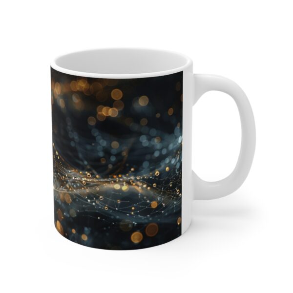 Creepy Crawly Spider Web Mug 11oz White Mug - Image 3