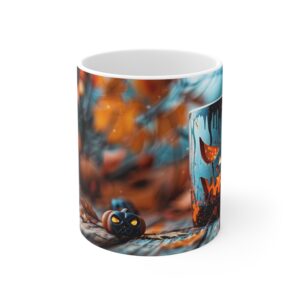 Spooky Season Delight: Halloween Jack-o'-Lantern Mug for Autumn Sips & Treats! Perfect Gift for Fall Enthusiasts! #HalloweenGift #AutumnMug