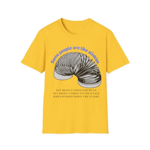 Funny Slinky Quote T-Shirt Some People Are Like Slinkies - Image 5
