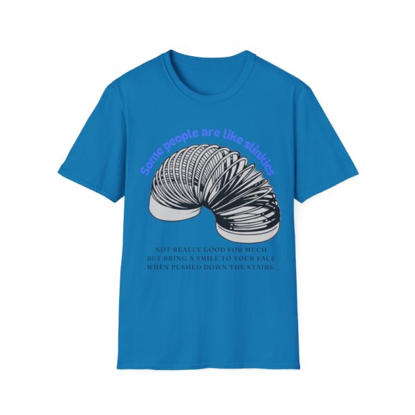Funny Slinky Quote T-Shirt Some People Are Like Slinkies - Image 9