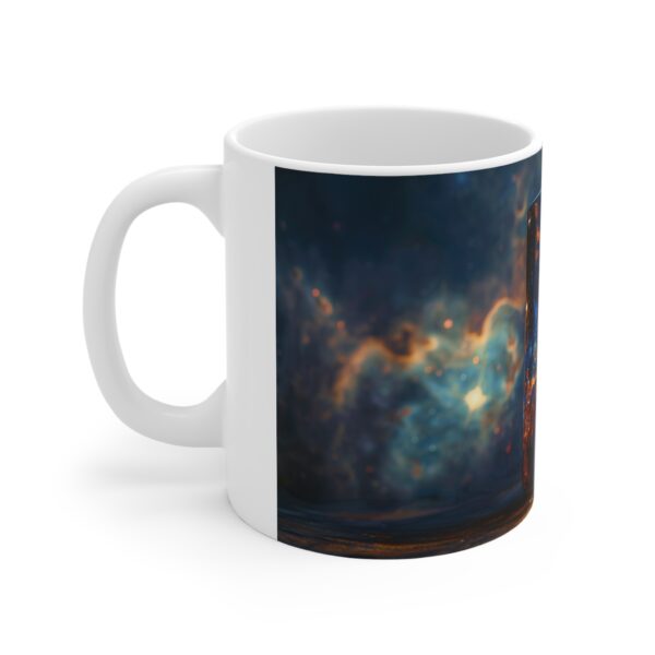 Galactic Nebula Space Coffee Mug 11oz White Mug - Image 2