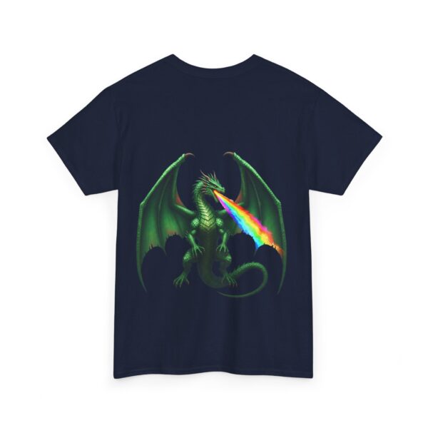 Rainbow Fire Dragon Pride T-Shirt - Image 11